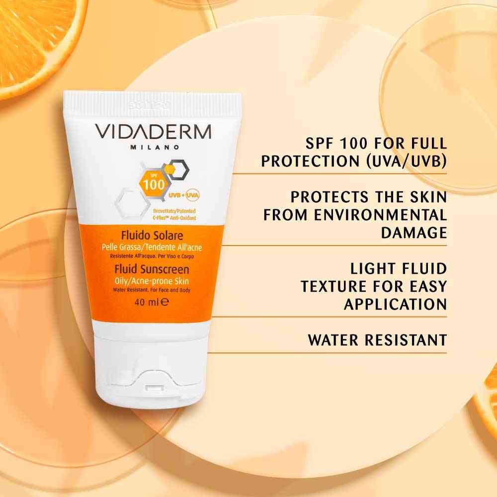 a poster of sunscreen with English text 